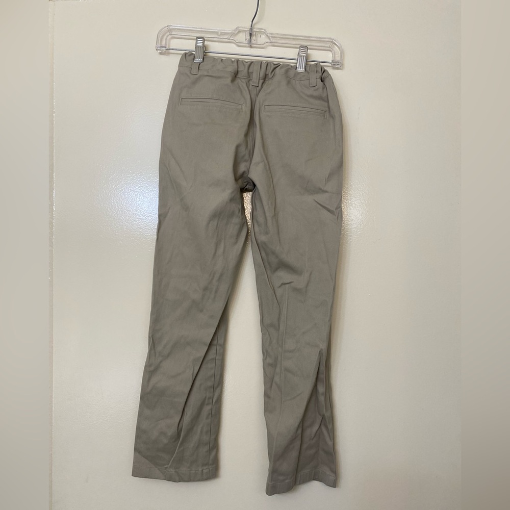 Boys Tan Uniform Pants - Picture 3 of 3